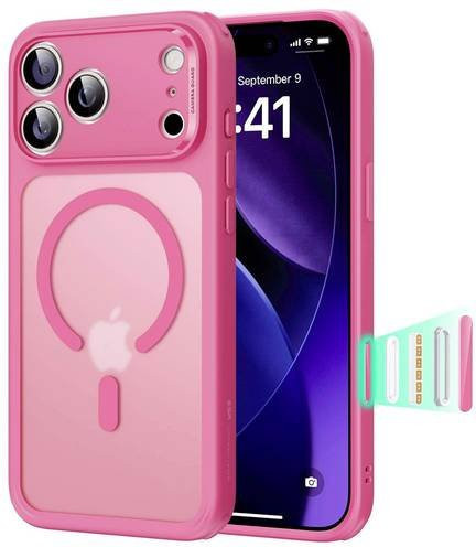 ESR MagSafe kompatible Schutzhülle für Apple iPhone 17 Pro in Pink, Transparent - Bild 1
