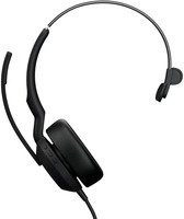 Jabra Evolve2 50 Headset Schwarz mit Bluetooth, USB-C und USB-A - Bild 1