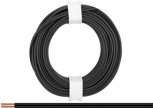 Donau Elektronik 218-11 Litze 2 x 0,14 mm² Schwarz 5 m - Bild 1