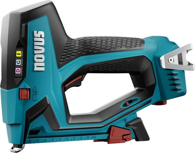 Novus Tools Akkutacker J-551 Premium-Tacker für Folien und Zierleisten mit Klammerntyp 53F und Klammernlänge 6-14mm - Bild 1