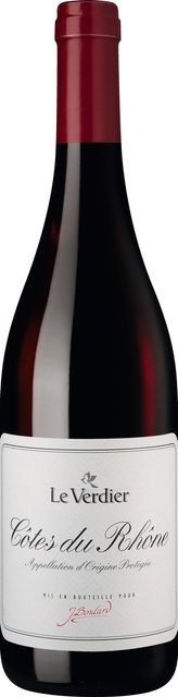 Le Verdier Côtes du Rhône, trocken, Rotwein, 2023, 0,75 l - Bild 1
