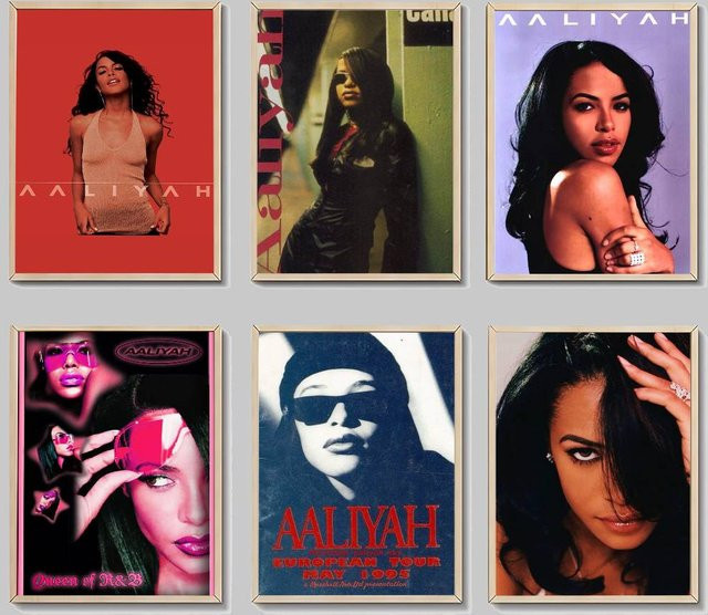 Hochwertiges Poster von Aaliyah als Wandkunst für dein Zuhause in HD-Qualität - Bild 1