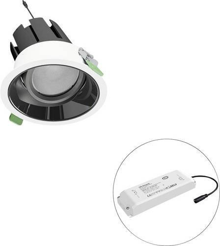 EVN LED-Deckenstrahler F04R09SM3840L24P in Weiß, rund und verstellbar - Bild 1