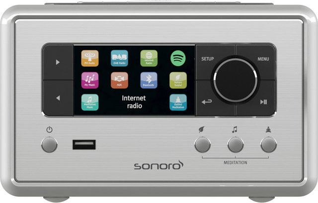 Sonoro Relax Internetradio in Silber - Bild 1
