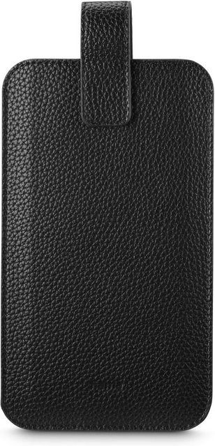 Hama Universal Handytasche aus Kunstleder in Schwarz für Handys mit den Maßen 16,0 x 8,9 x 1,2 cm - Bild 1