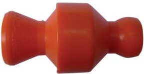 Loc-Line Rückschlagventil Größe 1/4 Zoll in Orange, 2er-Set - Bild 1