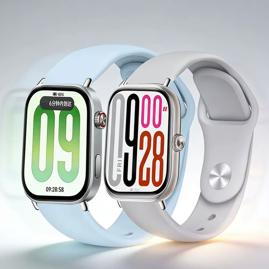VATMENS Uhrenarmband Silikon, Schwarz, Redmi Watch 4 5 6, Xiaomi Mi Band 9 Pro/Mi Band 8 Pro - Bild 4