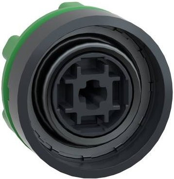 Schneider Electric ZB5AA0 Drucktaster-Frontelement aus Kunststoff in Schwarz - Bild 1