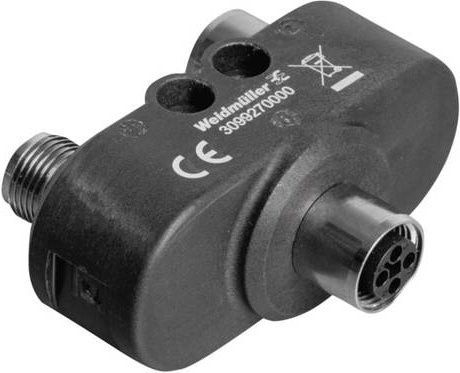 Weidmüller Sensor-Aktor-Adapter M12 Schwarz, 4-polig - Bild 1