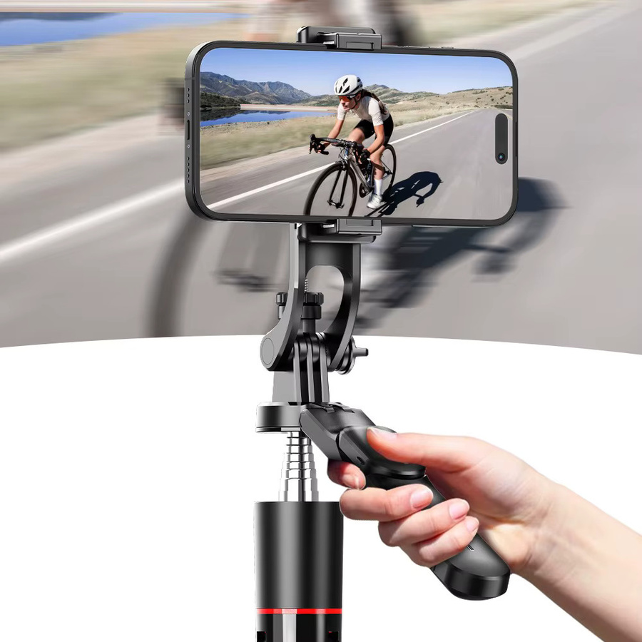 MEUYAG Selfie Stick-Stativ mit Fülllicht und Bluetooth-Fernbedienung, 360 Grad Rotation, Schwarz - Bild 4