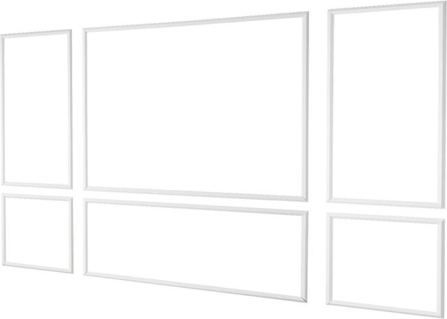 Buying Solutions, MB Wandleiste 3er-Pack aus Polystyrol in Weiß, überstreichbare Wandverkleidung Paneele für die Innendekoration - Bild 1