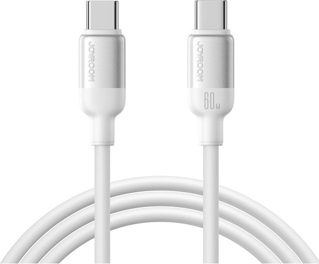 Joyroom USB-C auf USB-C Daten- und Ladekabel S-A62 Lively, 60W, Weiß, 1,2m - Bild 1