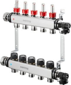 Oventrop Heizkreisverteiler Multidis SF 11 Kr. in Silber mit integriertem Ventil - Bild 1