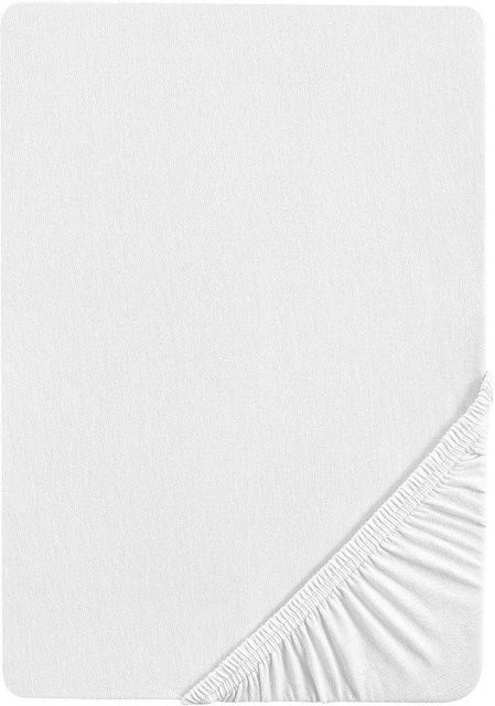 Biberna Premium Frottee-Stretch Spannbettlaken aus 80% Baumwolle mit Rundumgummi und bügelfreiem Material - Bild 1