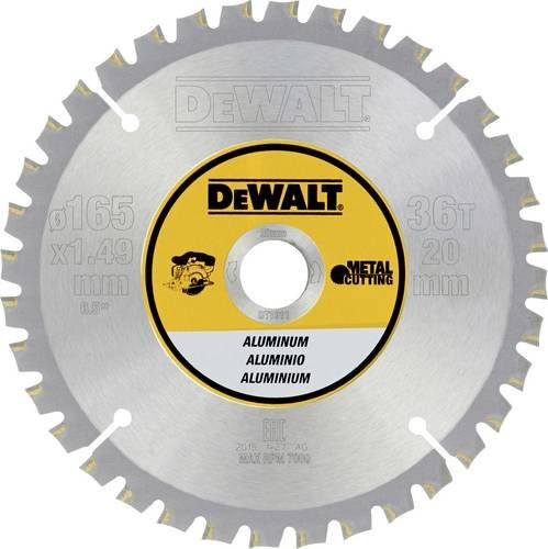 DeWalt Kreissägeblatt DT1911-QZ für Metall, Silber, Durchmesser: 165 mm - Bild 1