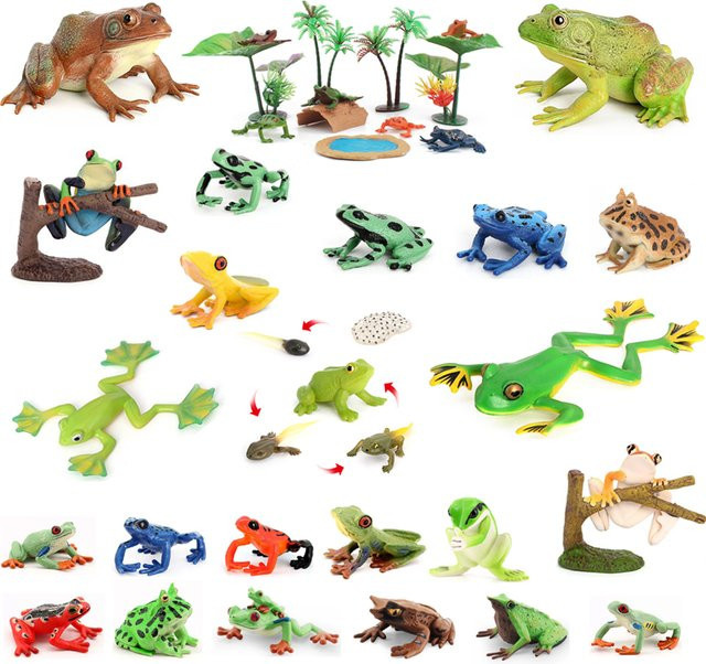 LADOFIGURES Regenwald Waldtiere Modellfiguren, Kunststoff, Bunt / Mehrfarbig - Bild 1