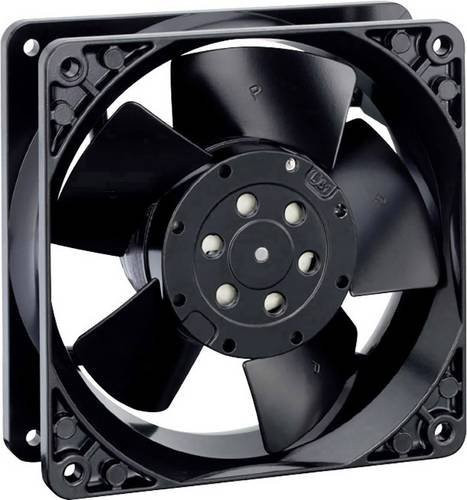 EBM Papst 4658 N Axiallüfter 230 V/AC 146 m³/h Schwarz B/T/H: 119 x 119 x 38 mm - Bild 1