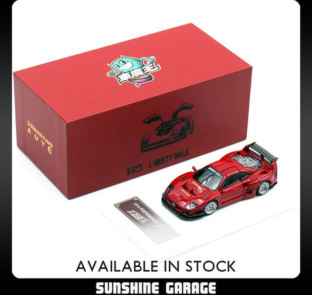 TSM Model Demon King Auto LBWK F40, Modellauto, 1:64, Rot, Metall - Bild 1