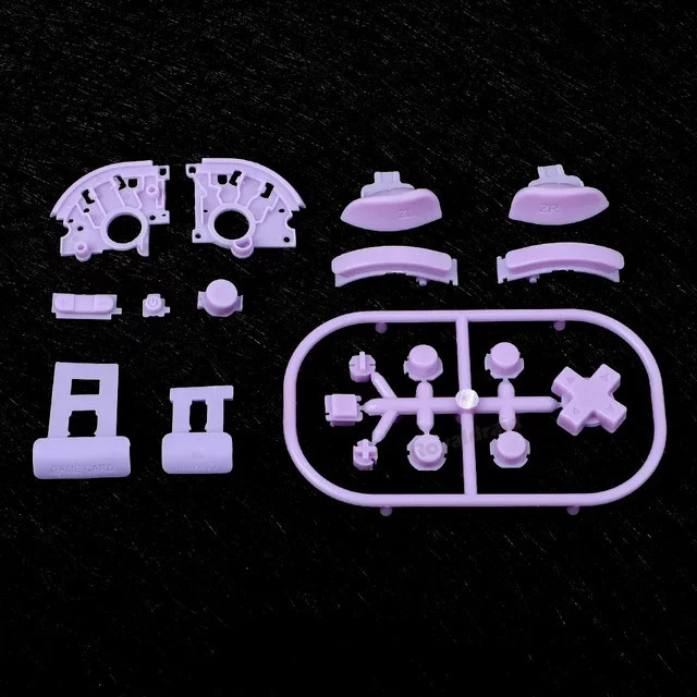 Nintendo Switch Lite Ersatz-Tastenset in Weiß mit ABXY L R ZL ZR Trigger Tasten für DIY Reparaturen - Bild 1