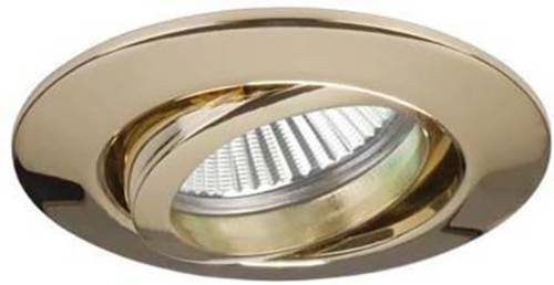 Brumberg Einbauleuchte Halogen GX5.3 50W Gold rund aus Metall - Bild 1