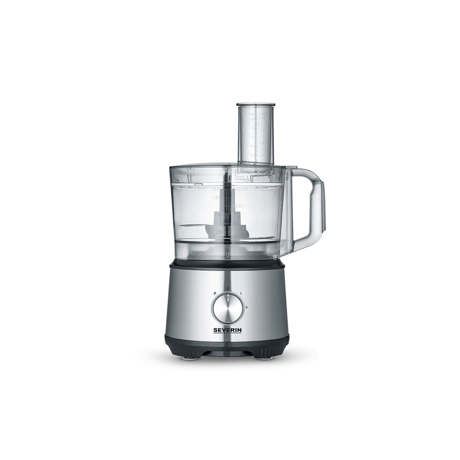 Severin KM 3892 Multifunktionale Küchenmaschine in Silber mit Edelstahl und Glas - Bild 2