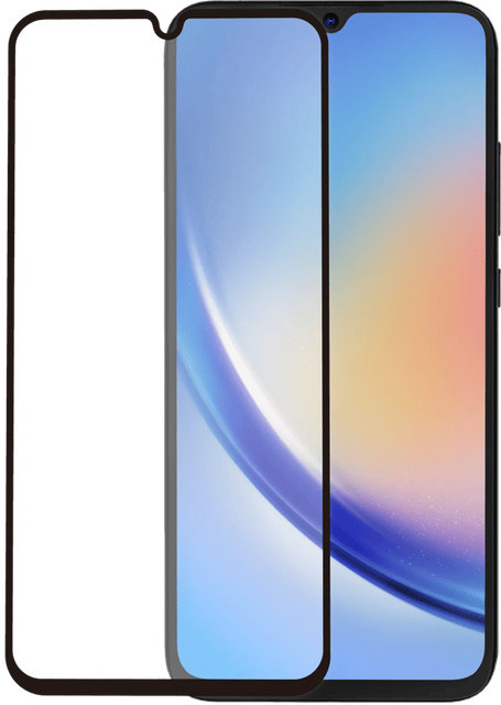 BlueBuilt Panzerglas für Samsung Galaxy A25 in Transparent und Blau - Bild 1