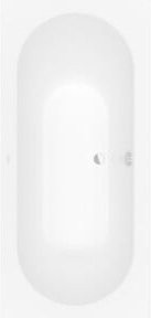 Villeroy & Boch Rechteck-Badewanne Oberon in White mit mittigem Ablauf, B/T: 190 x 90 cm - Bild 1