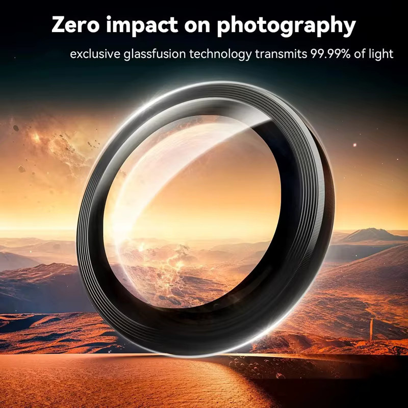 HD Metall Kamera Schutz Glas Abdeckung für Xiaomi 15T Pro 14T 13T Pro, Kratzfester Metall Objektiv Ring in Schwarz - Bild 5