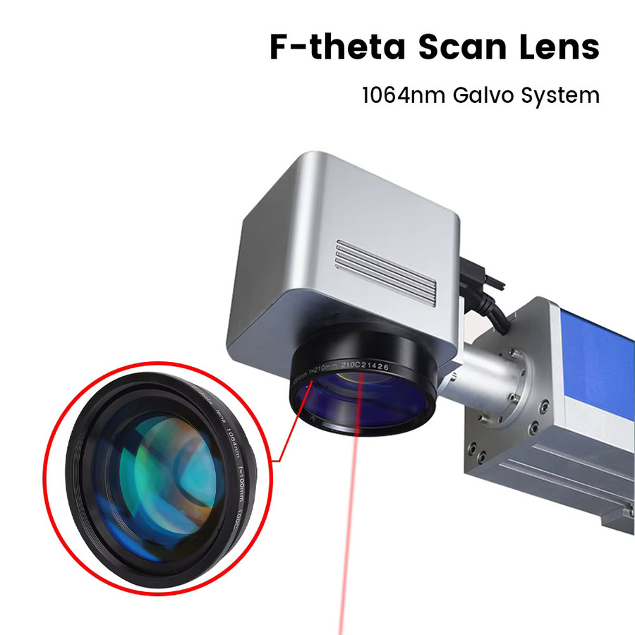 Axrayser F-theta Scan Objektiv für 1064nm YAG Laser Kennzeichnungsmaschinen - Bild 2