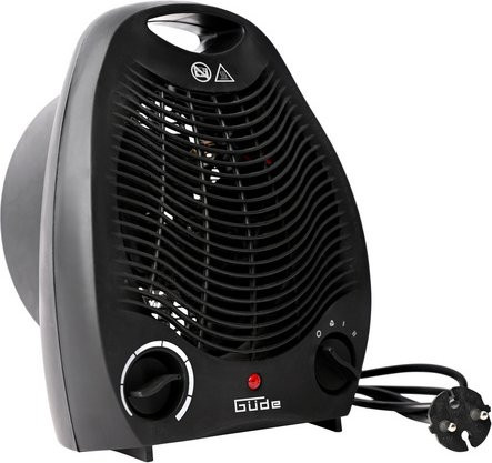 Güde Heizlüfter GH 2000 B, 2 kW, Schwarz-Bunt mit Überhitzungsschutz - Bild 1