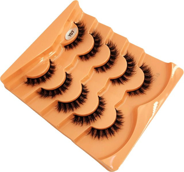 AMSDCN Künstliche Wimpern, 6D Volumen, 5 Paar - Bild 1