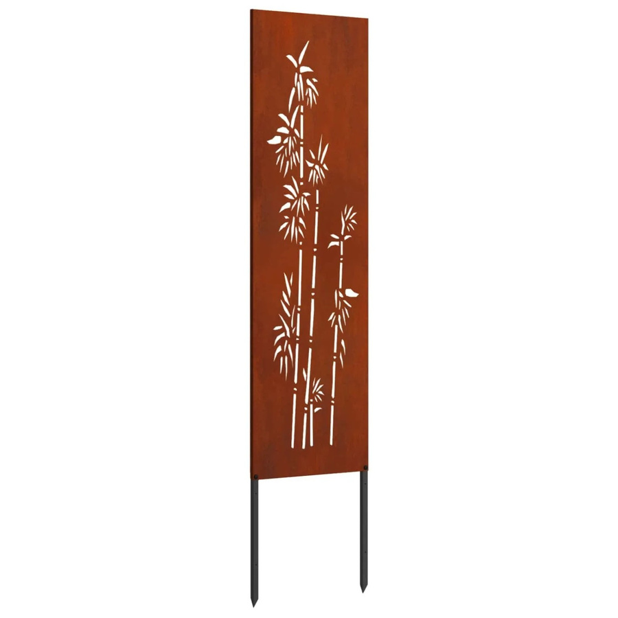 vidaXL Garten Sichtschutz Paravent aus Stahl in Rost-Optik, Farbe: Braun, B/H: 32 x 140 cm - Bild 2
