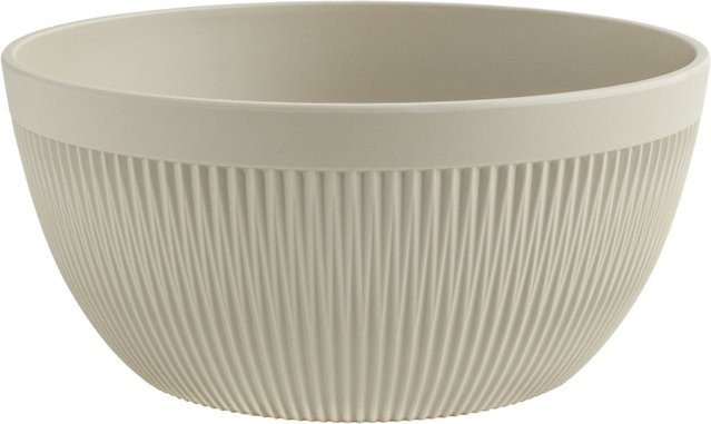 VEGA Schale Kanas rund mit Relief in Beige, Durchmesser: 23 cm, Höhe: 10,5 cm - Bild 1