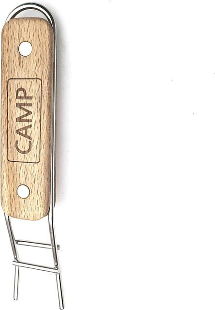 TOMTOP JMS Grillrostheber aus Edelstahl mit buntem Holzgriff - Bild 1