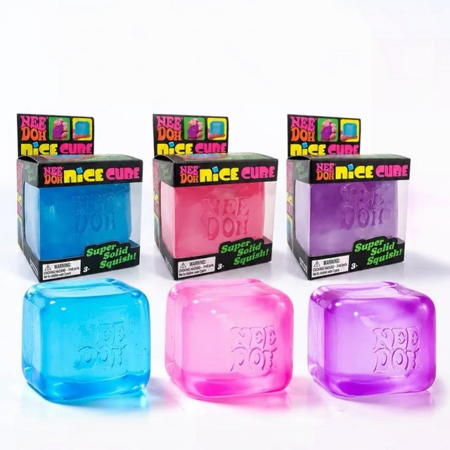 Needoh Nice Cube, Sensorisches Spielzeug, Anti-Stress-Blöcke, Stressabbau-Puzzle - Bild 1