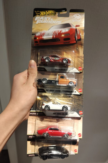 Hot Wheels Fast & Furious Car Culture Mazda RX-7 Modellauto, rot - Bild 1