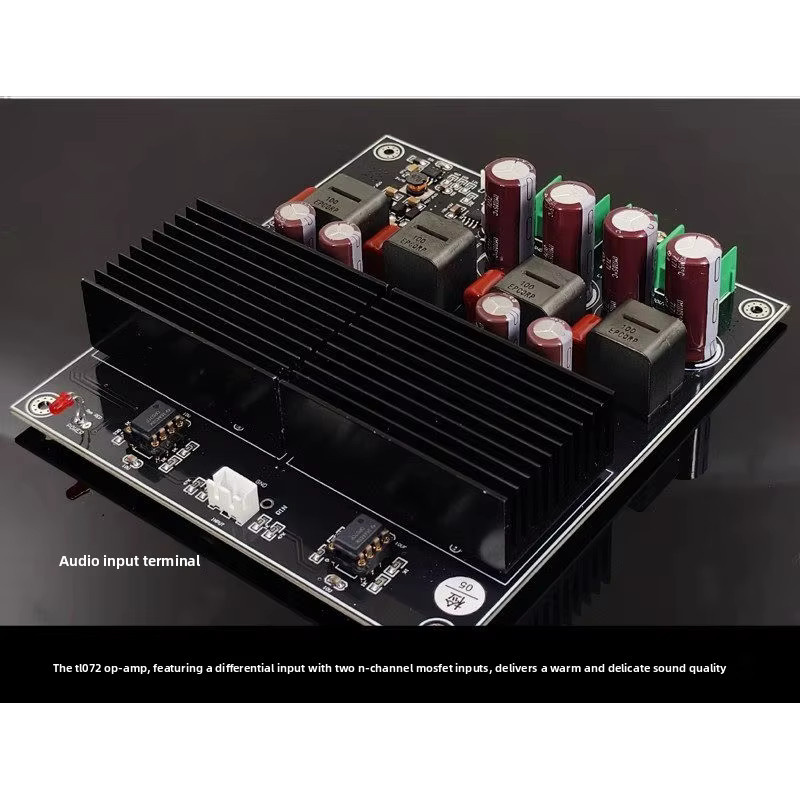 MLHJ SAMP-200 Dual Core TPA3255 Hi-Fi 2-Kanal-Verstärkerplatine in Schwarz mit 600 W + 600 W - Bild 3
