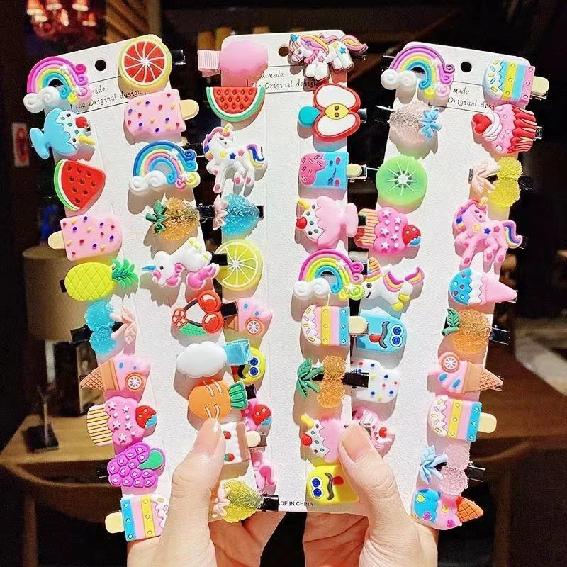 BABY BOWS Haarspangen, Cartoon-Eiscreme-Einhorn, Kinder - Bild 3