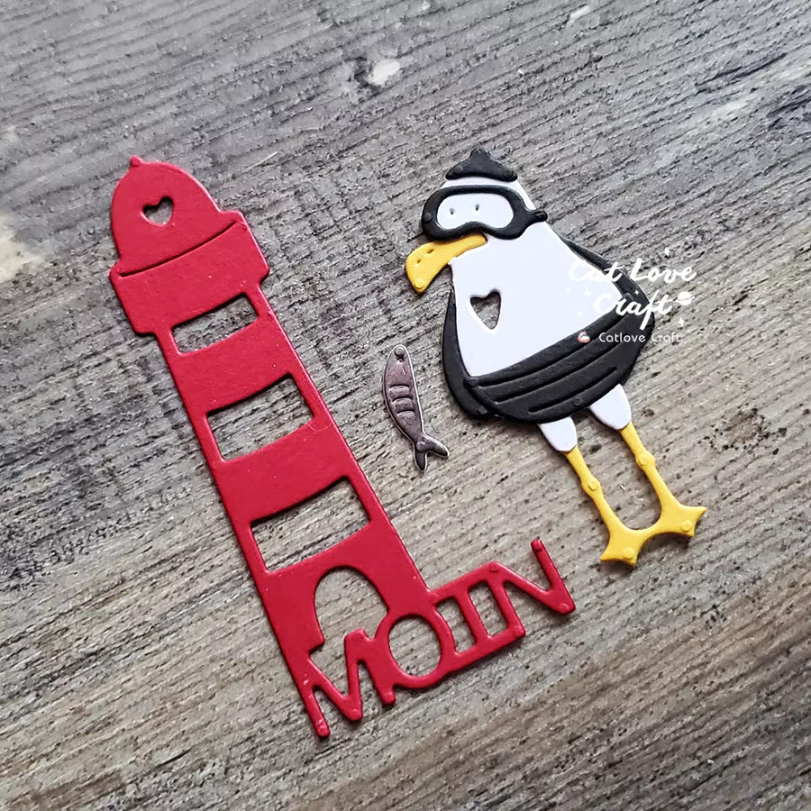 Catlove Seagull Metall-Stanzform für Scrapbooking und DIY-Bastelarbeiten - Bild 2