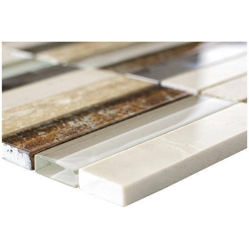 HuH Mosaik Mosaikfliese Day in Beige mit Steinoptik als Wandbelag, B/L: 29,8 x 29,8 cm - Bild 2
