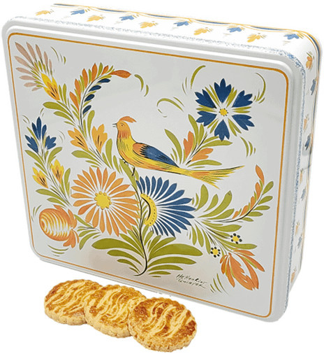 Biscuiterie Pointe du Raz Palets und Galettes Fleurs de Quimper 480 g - Bild 1