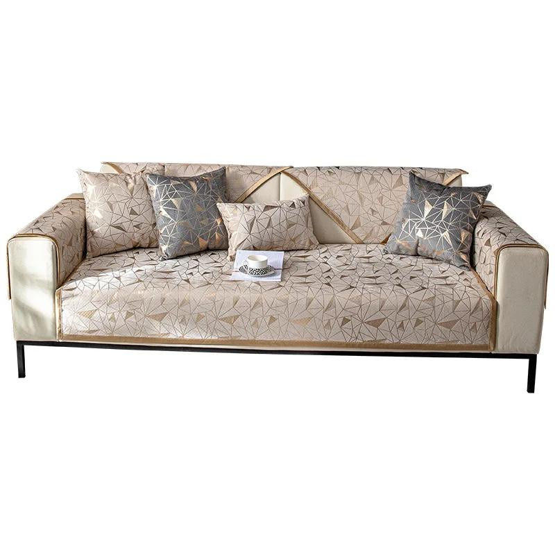 Yiran Furniture Chenille Sofa Kissen quadratisch, rutschfest und waschbar, B/B: 70 x 70 cm - Bild 3