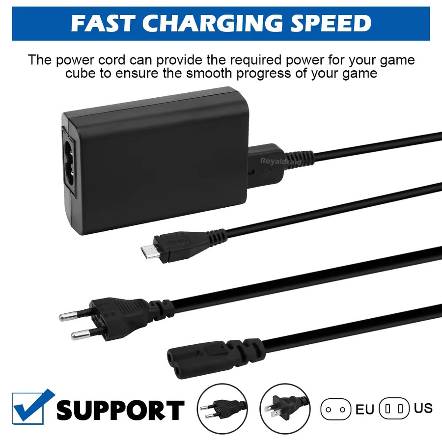 HeroAngel Ladegerät Netzteil 5V AC Adapter mit USB-Kabel für PS Vita 2000 PS Vita Slim in Schwarz - Bild 3