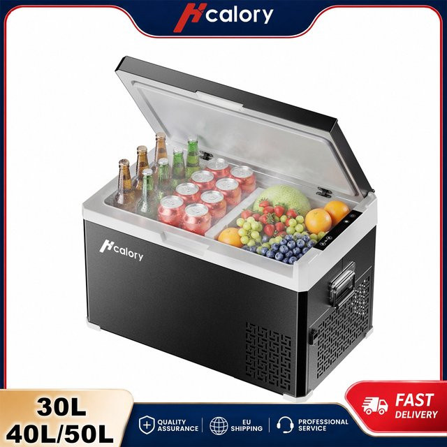 Hcalory D-Serie Kompressor Kühlbox Zweizonen Kühl-Gefriergerät für Auto und Zuhause, tragbare Kühlbox für LKW und SUV, DC12V/24V/AC230V - Bild 1