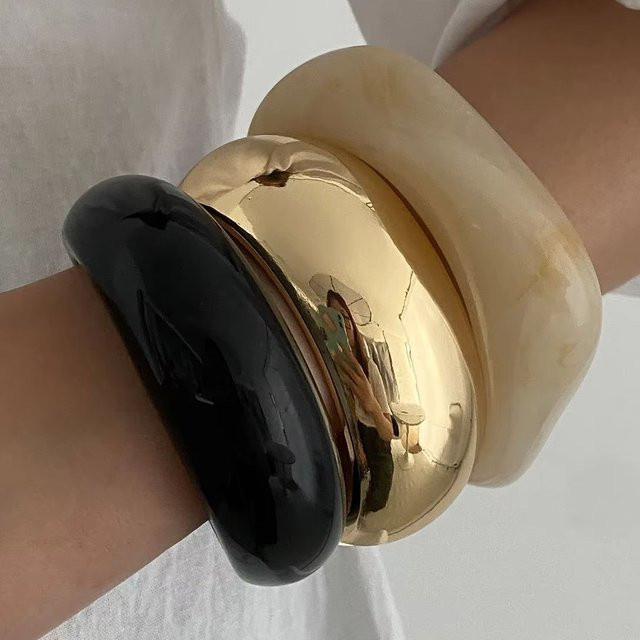 Ingemark Armbänder, Vintage, Harz, Metall, Damen - Bild 1