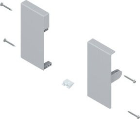 Blum Fronthalter Tandembox antaro ZIF.71K0 für Innenschubkasten, Höhe K, Kunststoff, Grau/Weissgrau - Bild 1