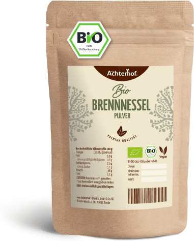 Achterhof Brennnesselblätter Bio gemahlen 250 g - Bild 1