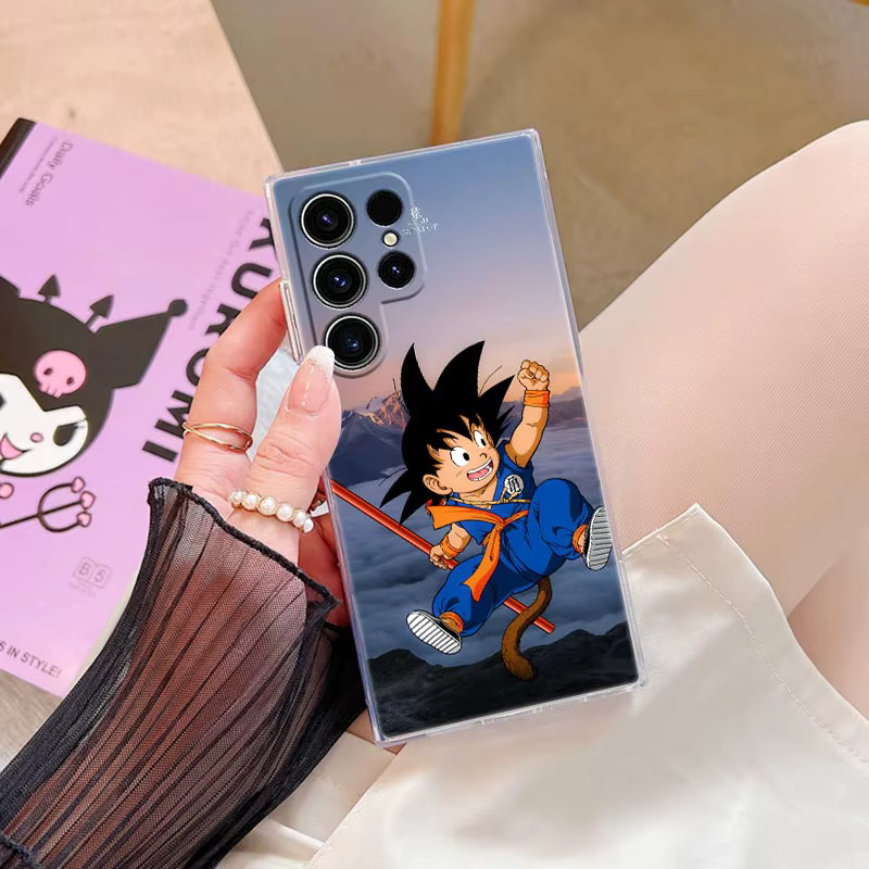 Handyhülle mit Dragon Ball Z Goku Anime Motiv für Samsung Galaxy S21 bis S26 Ultra und S21 FE Plus in Multicolour - Bild 3
