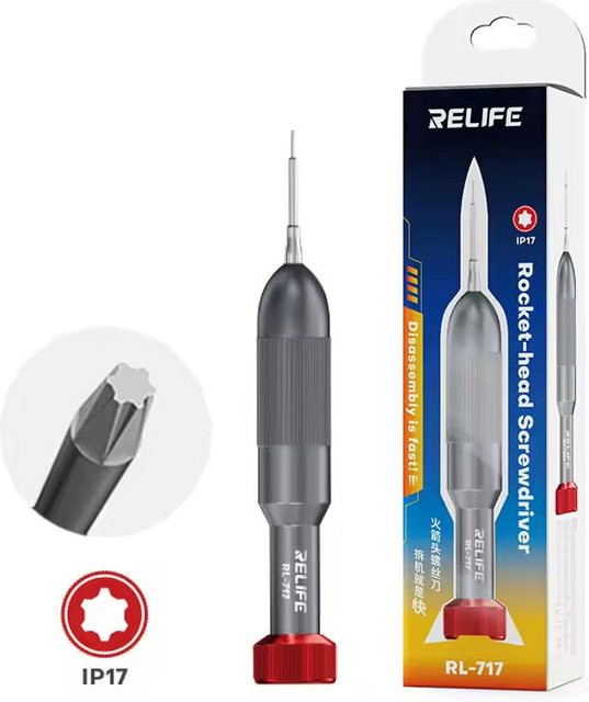 Relife RL-717 Schraubendreher in Grau aus Edelstahl - Bild 1