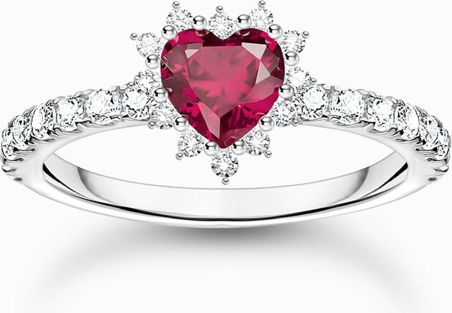 Thomas Sabo Herzring, 925 Silber, Damen - Bild 1